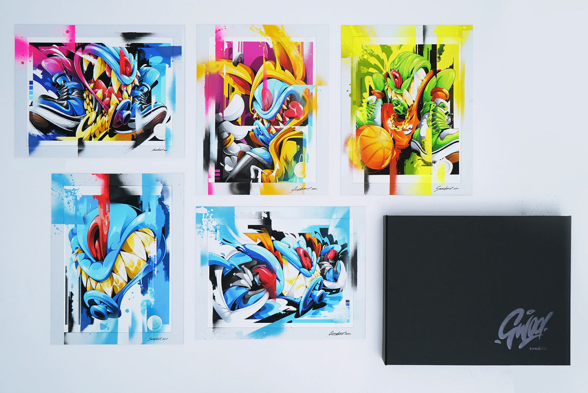 Collectible Art Print Box Set - Vortex Grin